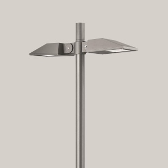 BEGA Aufsatzleuchte silber3000K 84245AK3 
