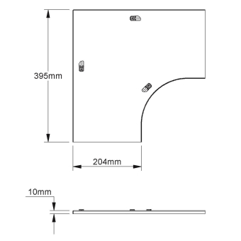NIED Deckel feuerverzinkt      RESDV200F 