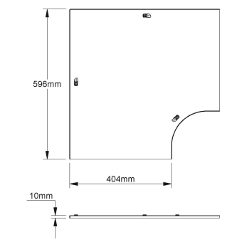 NIED Deckel 90 Grad-Bogen     RESDV400E3 