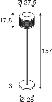 SLV PANTILO ROPE 27 Stehleuchte  1010207 