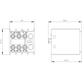 Siemens Hilfsschalter 30U  3RH2911-1FC30 