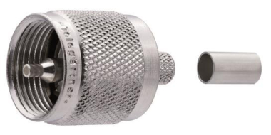 TEGA UHF-Kabelstecker cr/cr  J01040A0013 