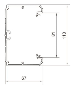 Hager Brüstungsk.Unterteil BRN7011017035 