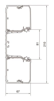 Hager Brüstungsk.Unterteil BRN7021019010 
