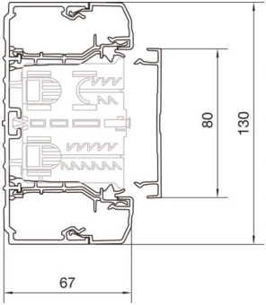 Hager Brüstungsk.Unterteil BRN7013019010 