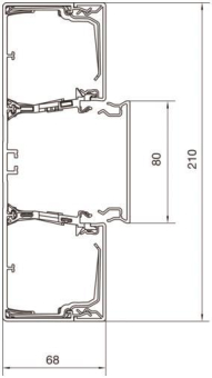 Hager Brüstungsk.Unterteil BRN6521019011 
