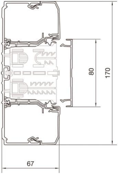 Hager Brüstungsk.Unterteil BRN7017019010 