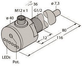 Turck Ström-  FCS-G1/2A4-AP8X-H1141/L080 