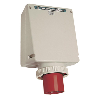 Walther Wandgerätestecker 125A 5P  678OK 