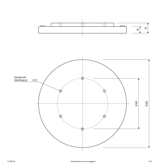 EVN LED Deckenanbau -rund -    DUT800125 