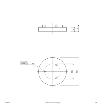 EVN LED Deckenanbau rd ws IP20 DUT400125 