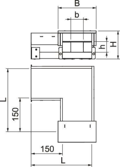 OBO BSKH09-B0506 Bogen 90° 