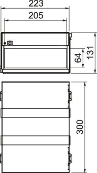 OBO PMB 620-4 A2 Brandschutzbox 
