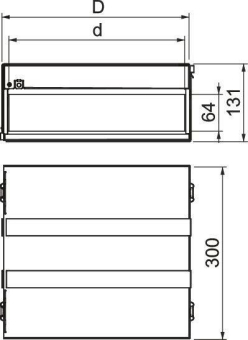 OBO PMB 650-4 A2 Brandschutzbox 