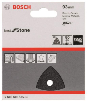 Bosch 5Schleifblatt F355 93mm 2608605192 