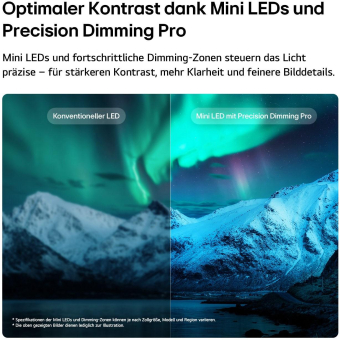LG 100QNED87B6 sw Mini LED-TV 