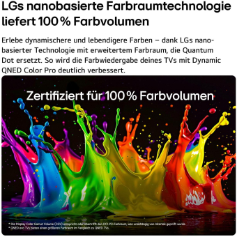 LG 50QNED8EB3F sw Mini LED-TV 
