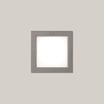 BEGA Einbauleuchte silber       33295AK3 