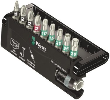 Wera 05071110001 Bits Edelstahl   BC10/9 