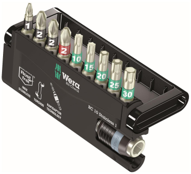 Wera 05071110001 Bits Edelstahl   BC10/9 
