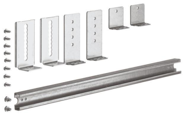 Hager C-Schiene universN 2feldig  UZ02C1 