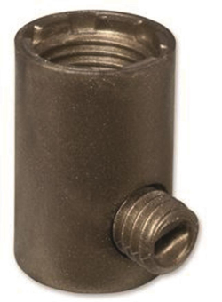 S&H Klemmnippel Ø6mm gold Nylon m. 88029 