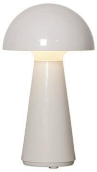 S&H Aufladbare Tischlampe Mushroom 88165 