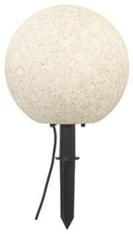 S&H LED-Dekokugel Ø30cm grau f.E27 88202 