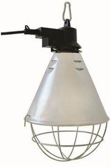 S&H Aufzuchtleuchte m.Schutzkorb   88067 