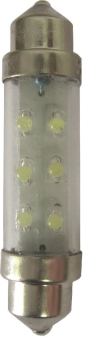 S&H LED-Lampe 6 LED 11x43mm SV8,5  81203 
