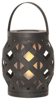 S&H LED-Laterne 14x16cm schwarz m. 88204 