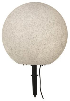 S&H LED-Dekokugel Ø50cm grau f.E27 88200 