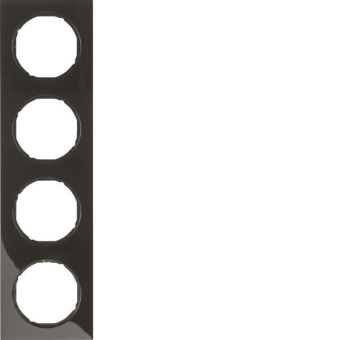 Berker Rahmen R.3 schwarz,      10142245 
