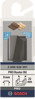 Bosch Nutfräser 8mm D1 22mm   2608628391 