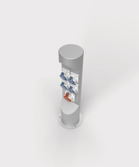 BS Edelstahl rund,1x CEE         ES323-1 