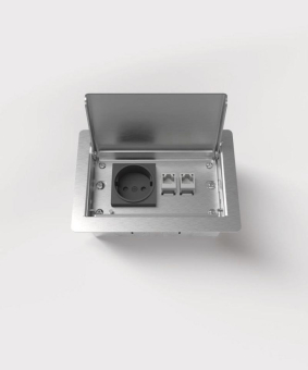 BS Bodensteckdose 3302E 2x     3302E-1-1 