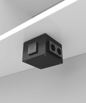 BS Aufbodentank 4x Schuko 2x RJ45   1206 