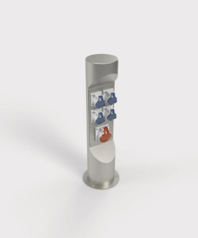 BS Edelstahl rund,1x CEE         ES323-1 