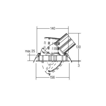 BRUM LED-Einbaurichtstrahler    88673173 