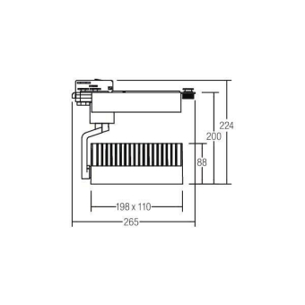 BRUM LED-Wallwasher für 3-      88387175 