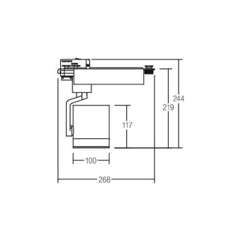 Brumberg LED-Schienenstrahler   88373185 