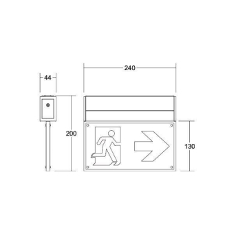 Brumberg Rettungszeichenleuchte 79230264 