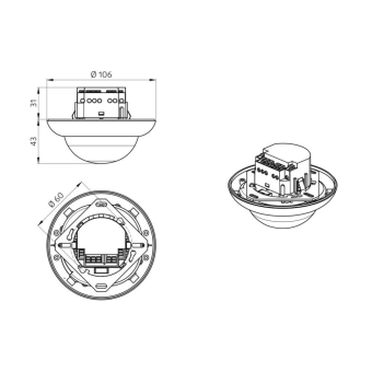 BEG Luxomat UP Präsenzmelder       92255 
