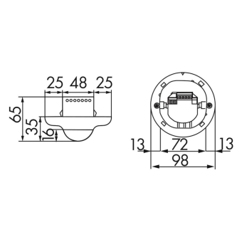 BEG Luxomat UP Präsenzmelder      92156 