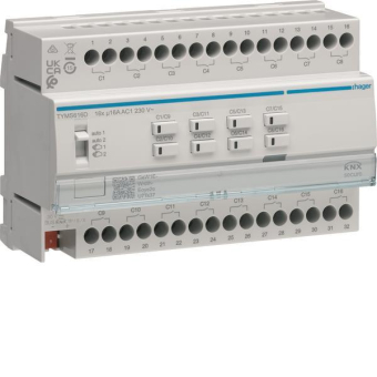 Hager Schalt-/Jal.akt.16/8f KNX TYMS616D 