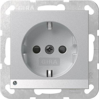 GIRA 417026 SCHUKO-Steckdose LED-Leu.+ 