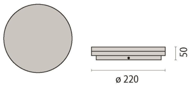 PIL LED-Wand-und Deckenleuchte   3105557 
