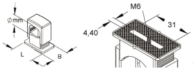 Niedax D24/34 ISO-D-Schelle      D 24/34 
