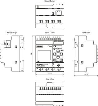 Siemens LOGO! 24 RCE  6ED1052-1HB08-0BA2 