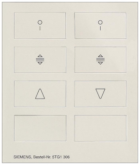 SIEM Piktogrammbogen für 2-fach  5TG1306 